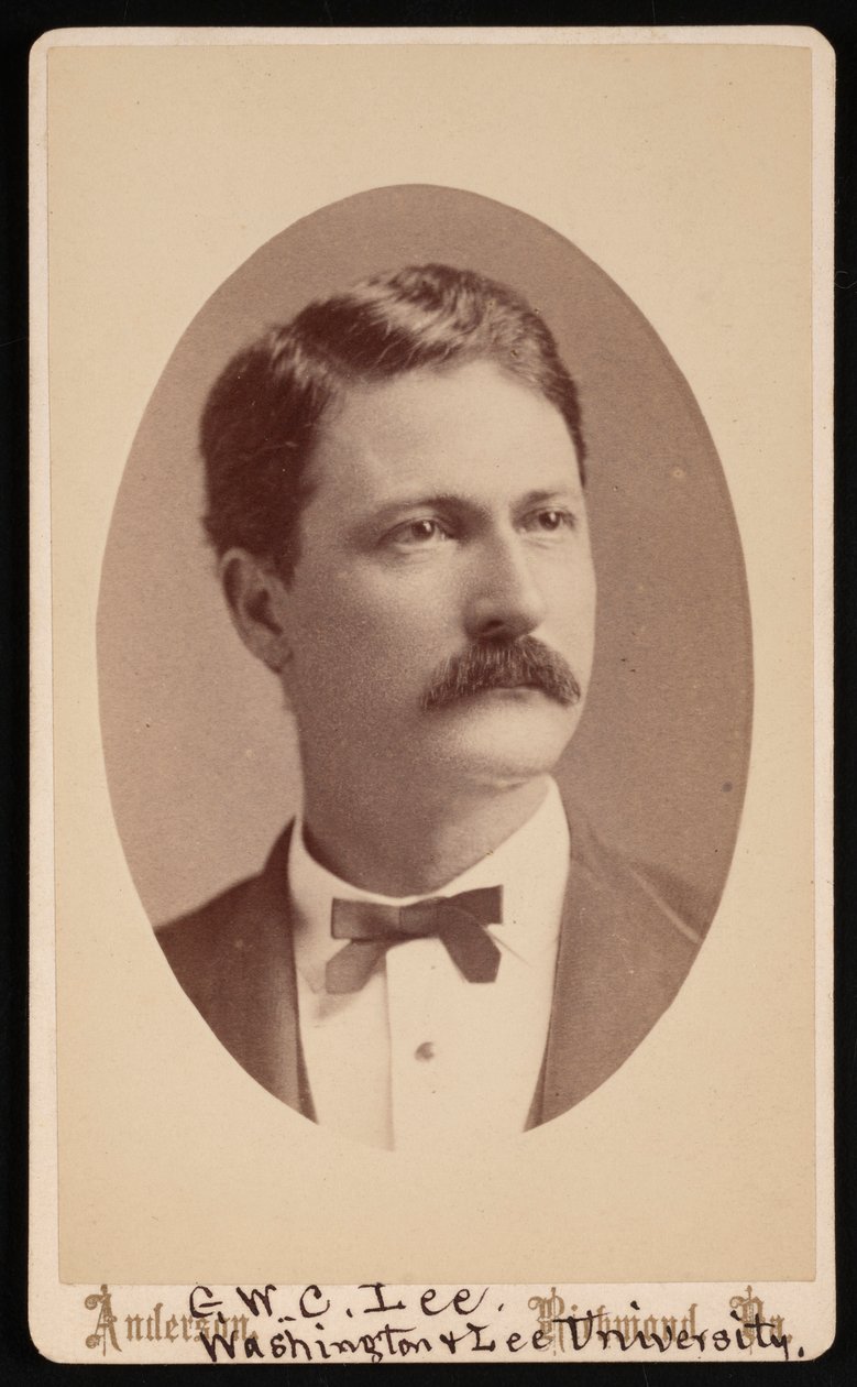Portret van George Washington Custis Lee 1832-1913, 1876 door David H. Anderson