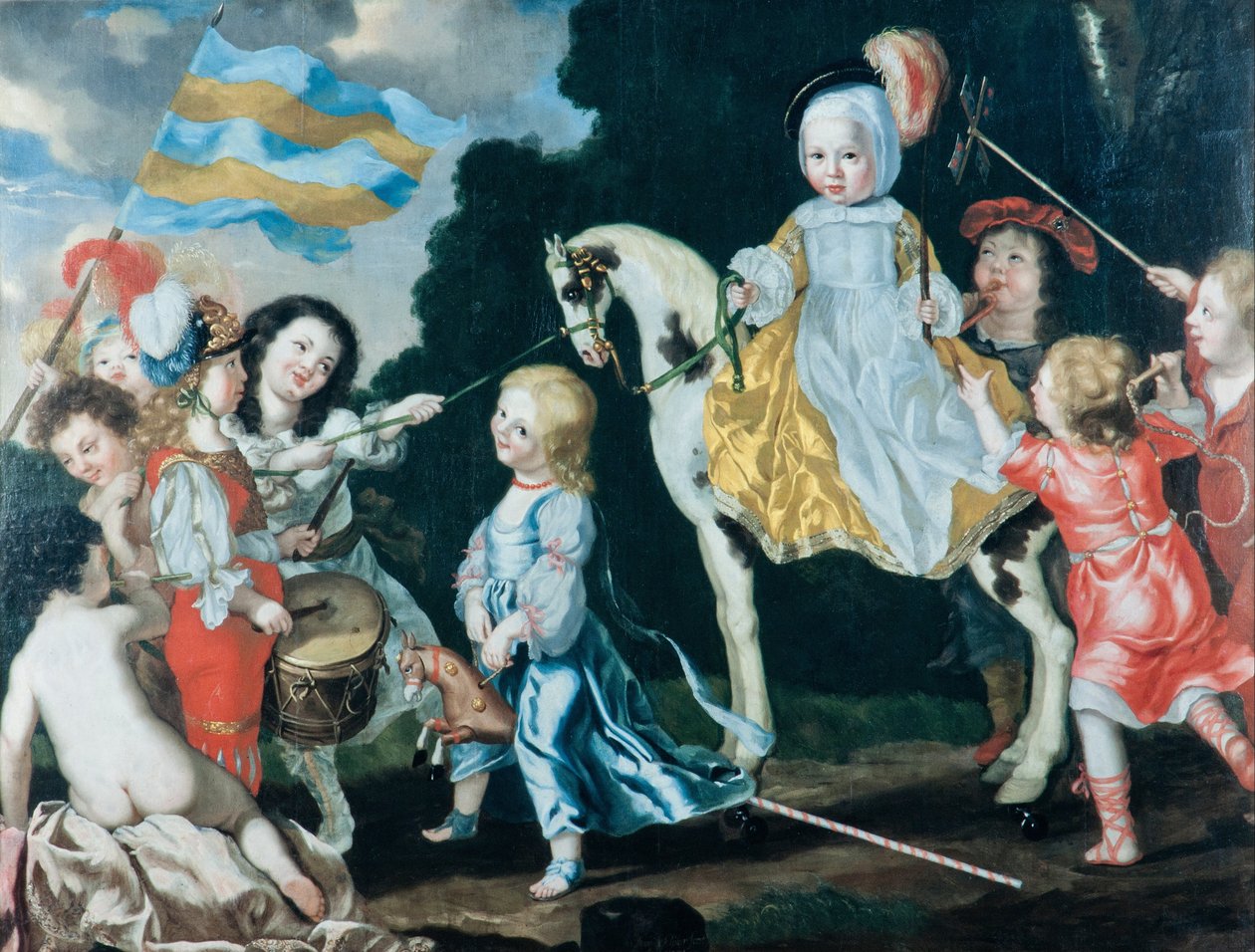 De kinderen van Carl Gustav Wrangel door David Klöcker Ehrenstrahl