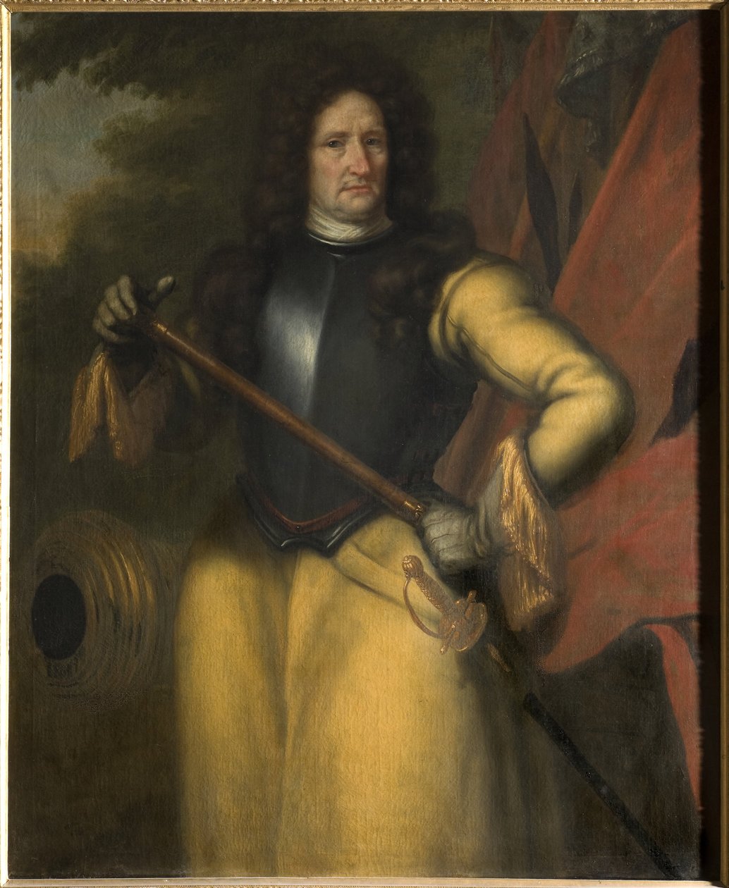 Erik Dahlbergh (1625-1703), Graf, Feldmarschall, Generalgouverneur, königlicher Rat door David Klöcker Ehrenstrahl