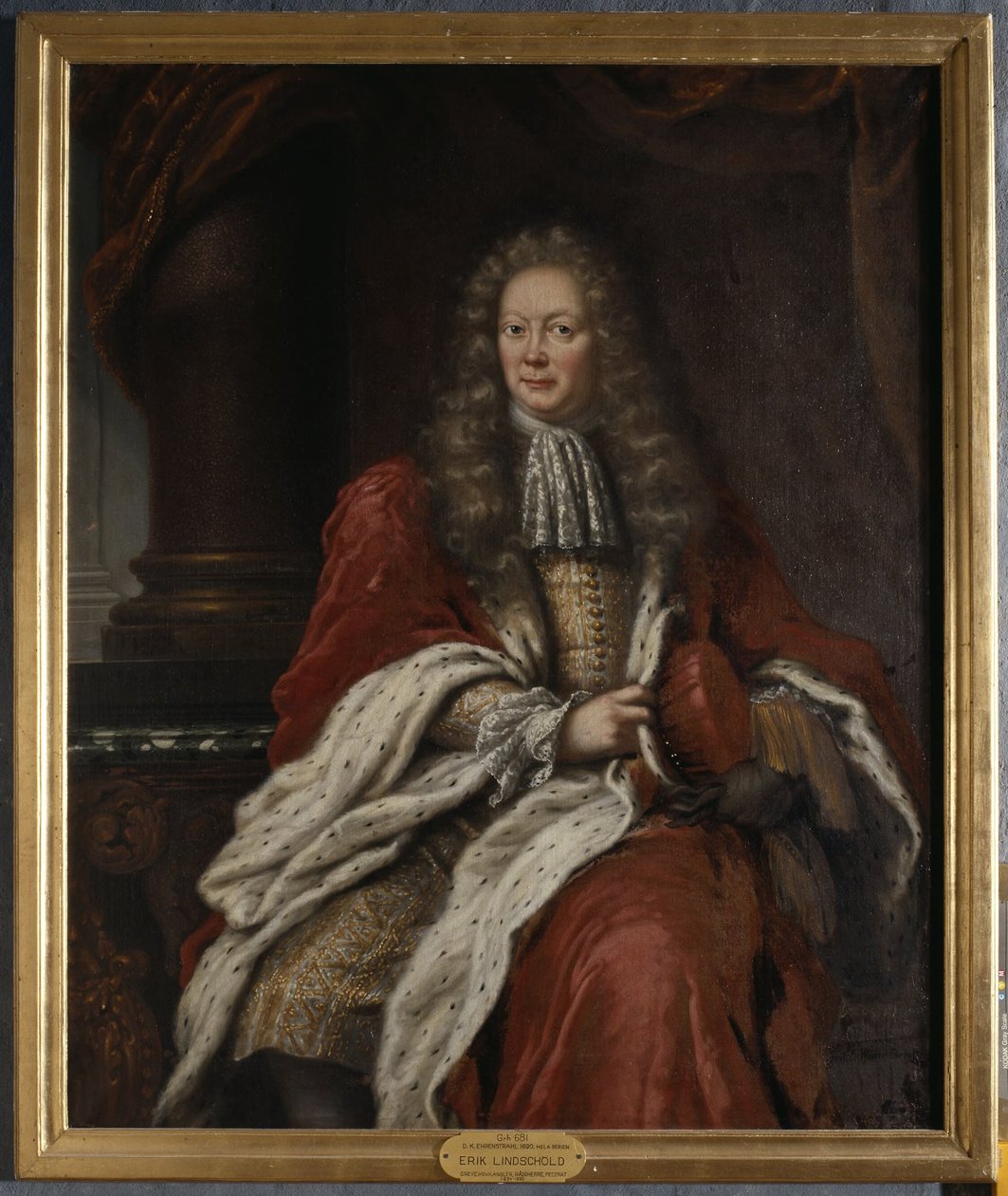 Erik Lindsköld, 1634-1690 door David Klöcker Ehrenstrahl