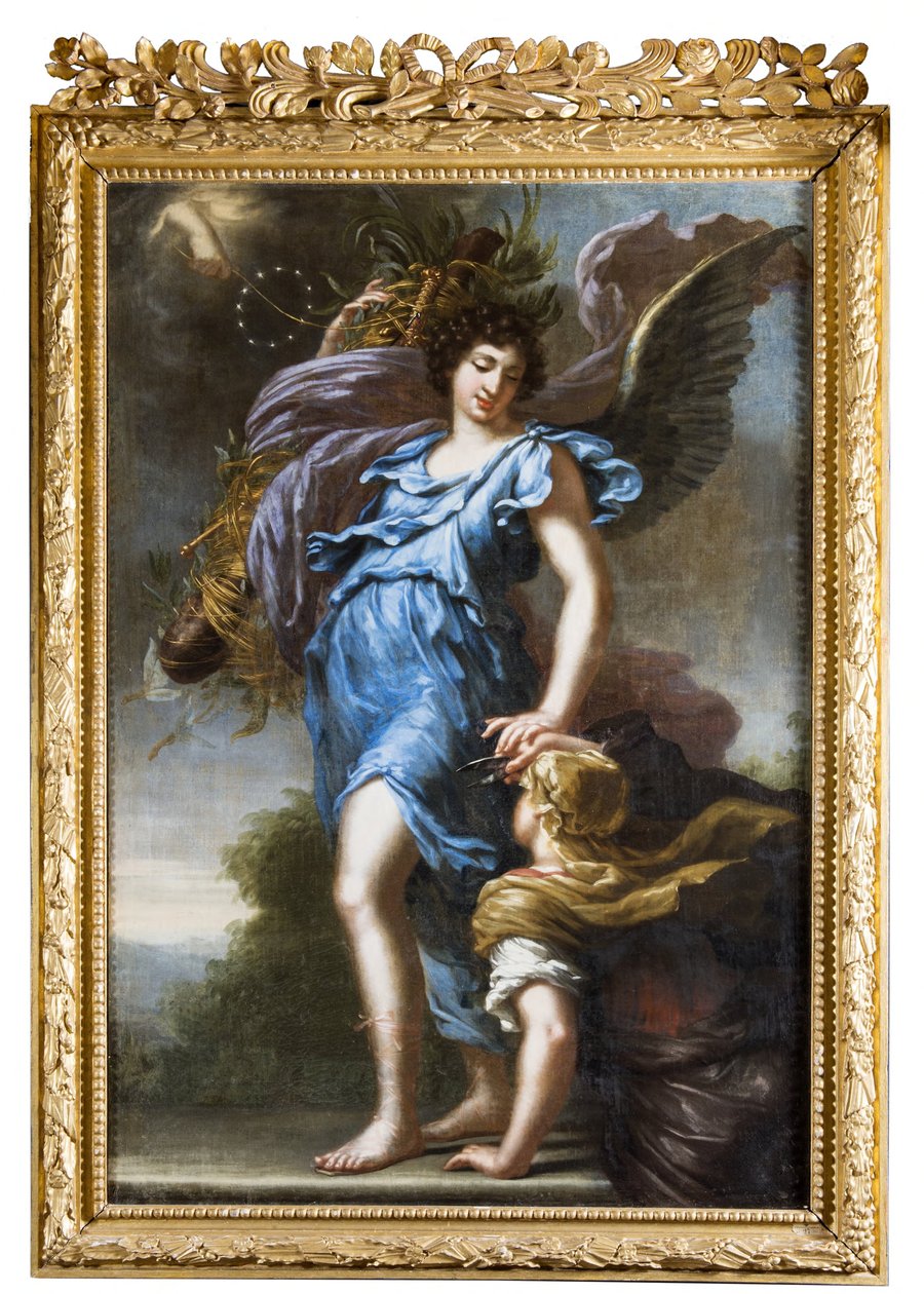 De beschermengel van koning Karel XI. Allegorie door David Klöcker Ehrenstrahl