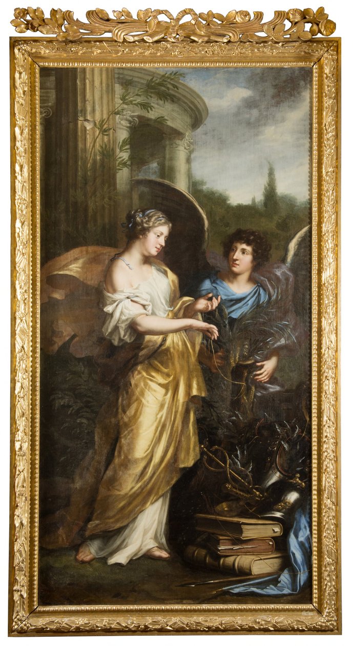 De opvoeding van koning Karel XI. Allegorie door David Klöcker Ehrenstrahl