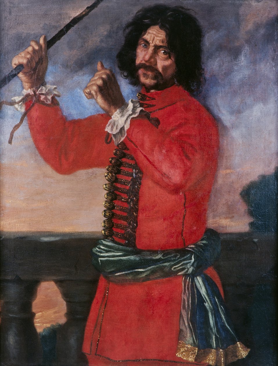 Portret, man door David Klöcker Ehrenstrahl