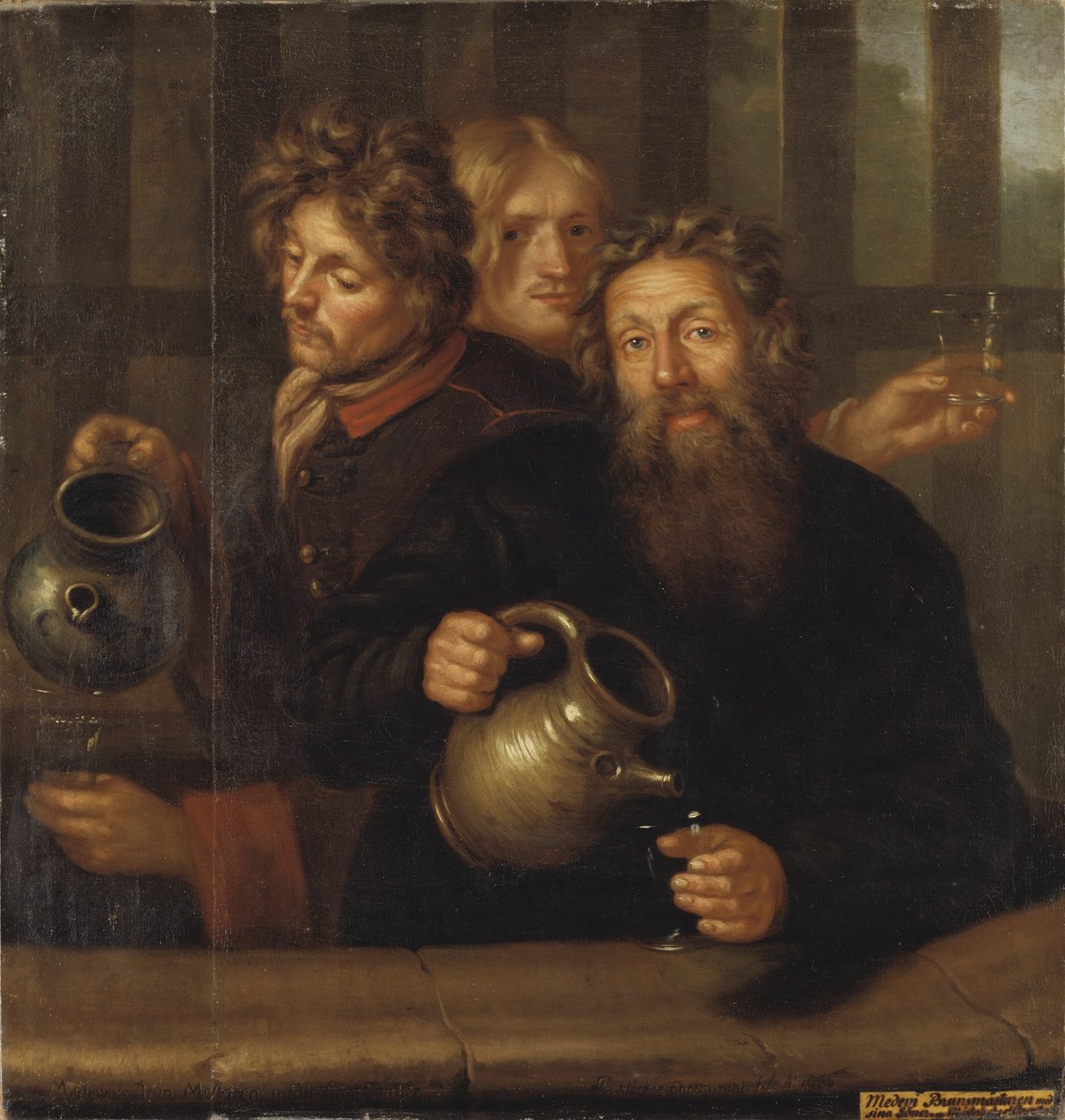 De badmeester van Medevi en zijn zonen, 1686 door David Klöcker Ehrenstrahl