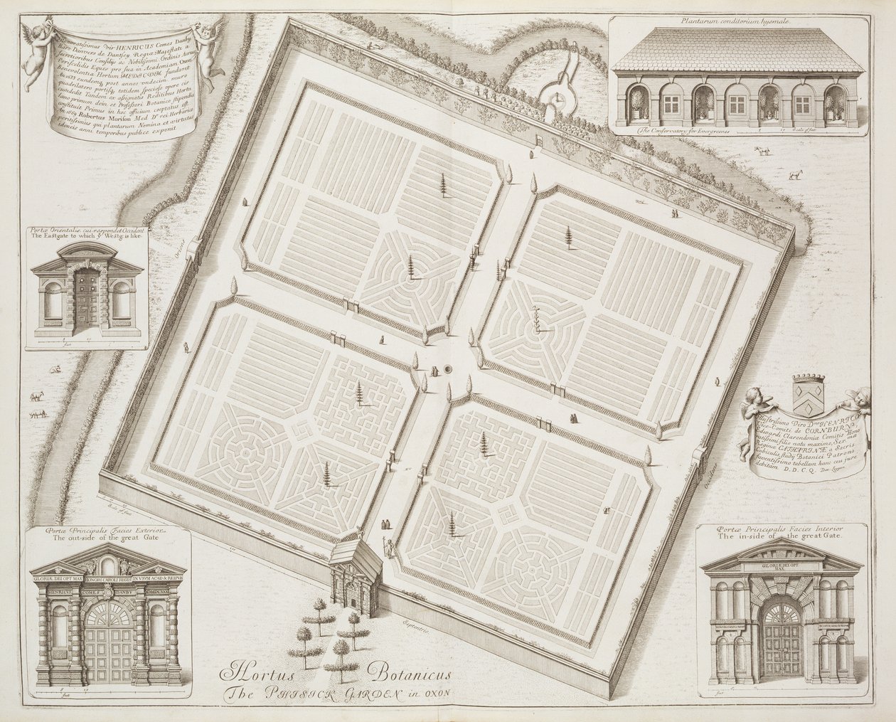 Hortus Botanicus, De Physick Garden, Oxon, uit 