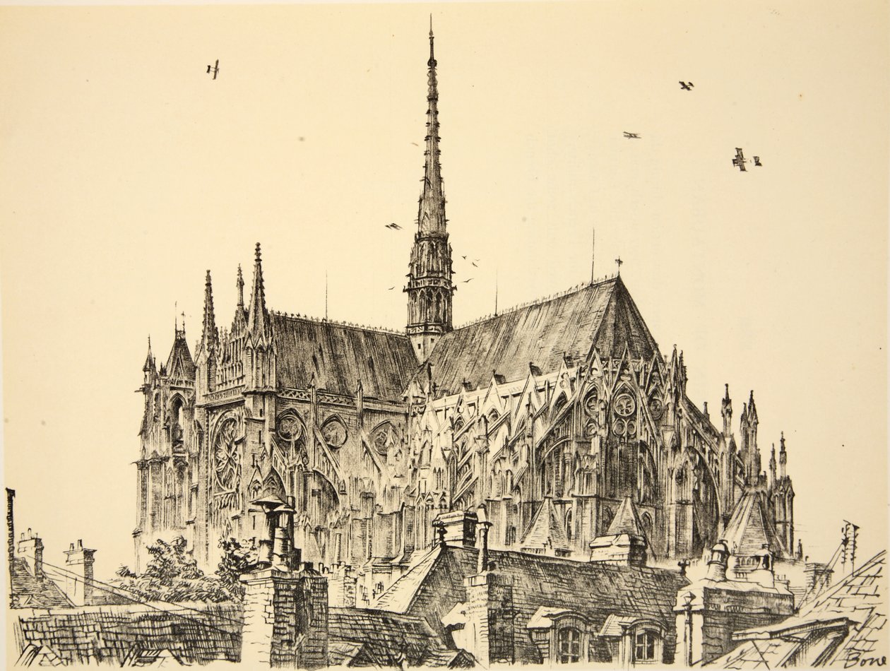 Kathedraal van Amiens, illustratie uit 