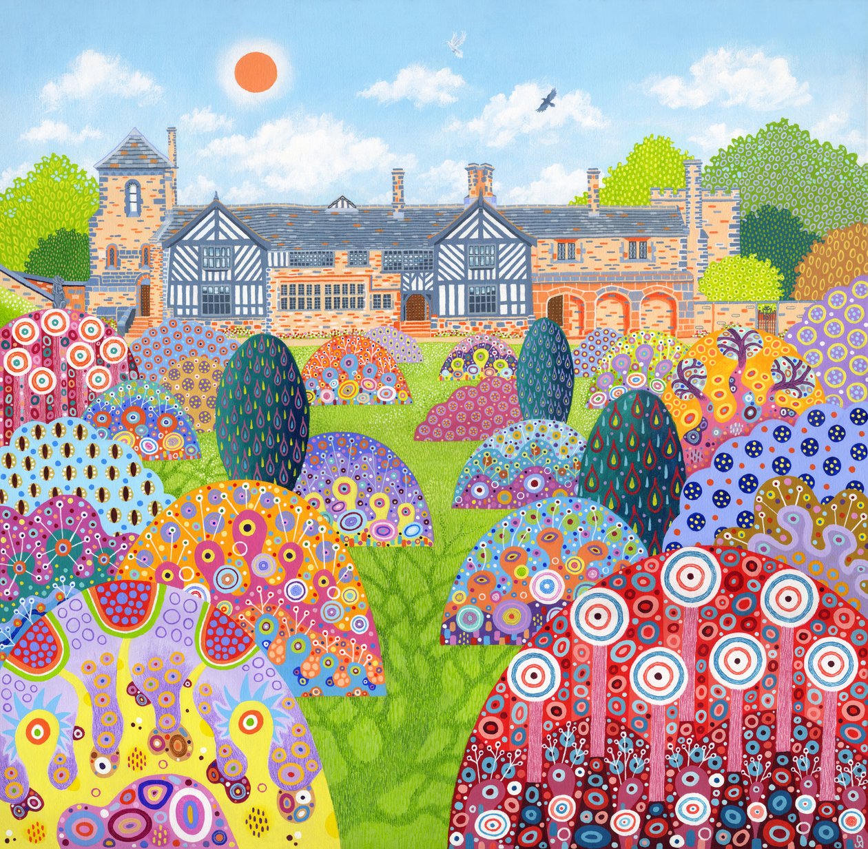 Shibden Hall Zon, 2022 door David Newton