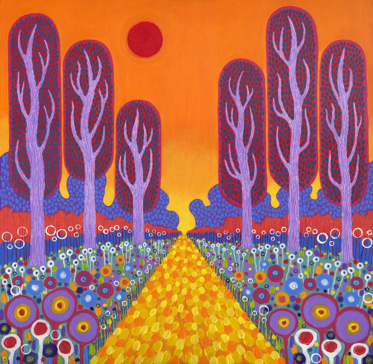 De weg naar Fauvesville, 2013 door David Newton
