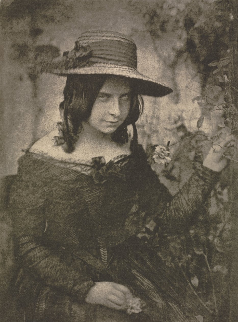 Camera Work: Meisje met strohoed, 1912 door David Octavius Hill, Robert Adamson