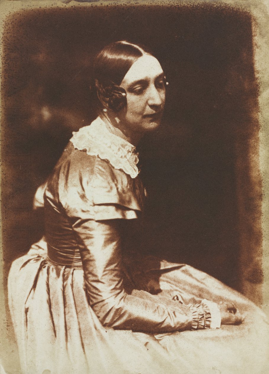 Elizabeth Rigby, later Lady Eastlake 1809-1893, ca. 1844-1845 door David Octavius Hill