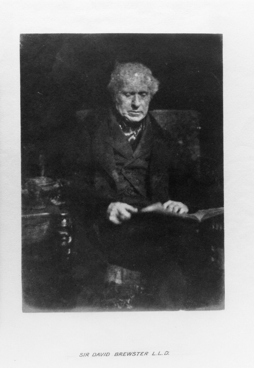Sir David Brewster door David Octavius Hill