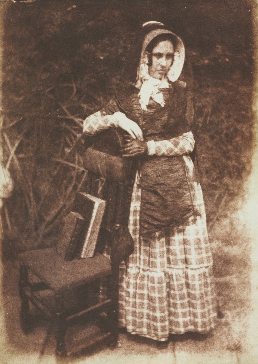 Onbekende Vrouw door David Octavius Hill