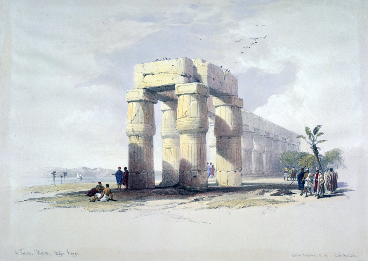 Bij Luxor, Thebe, Boven-Egypte