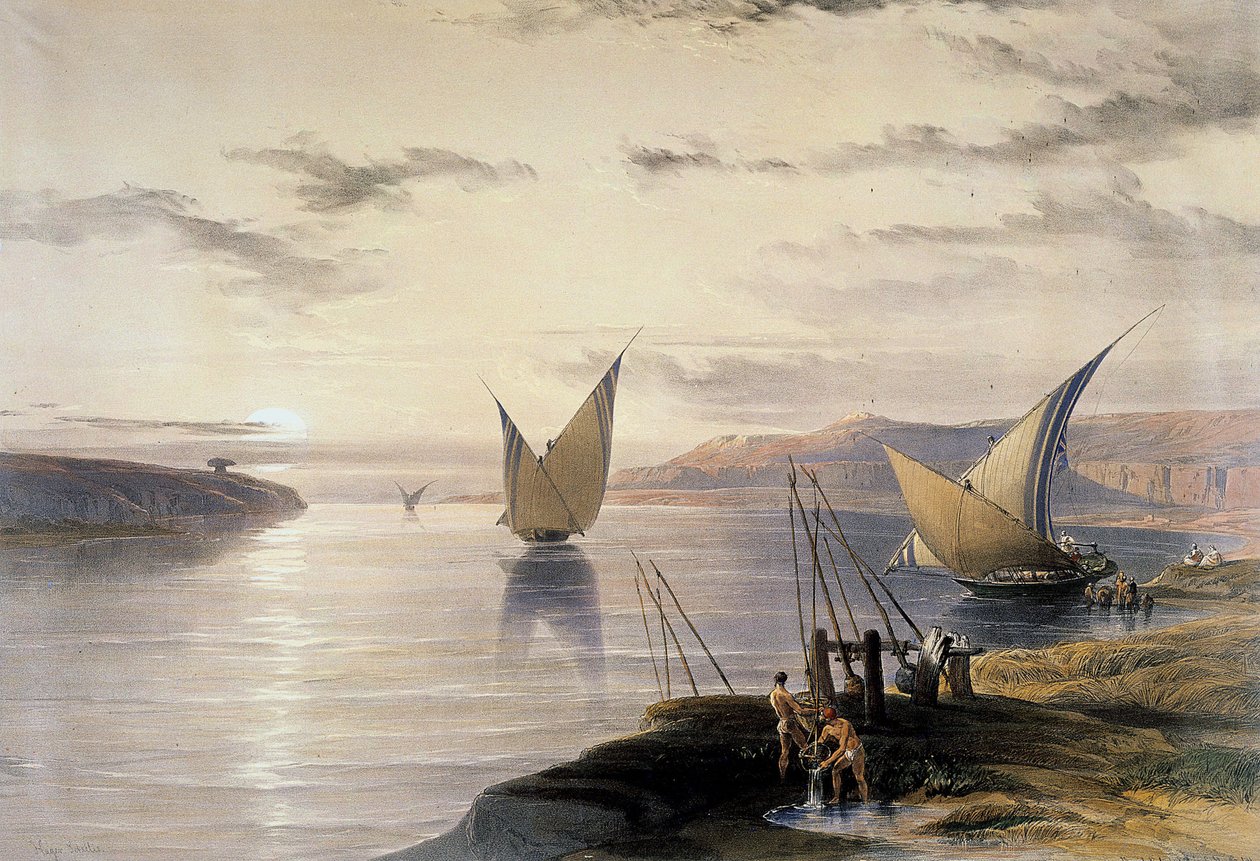 David Roberts (1796-1864) Britse (Schotse) kunstenaar. 