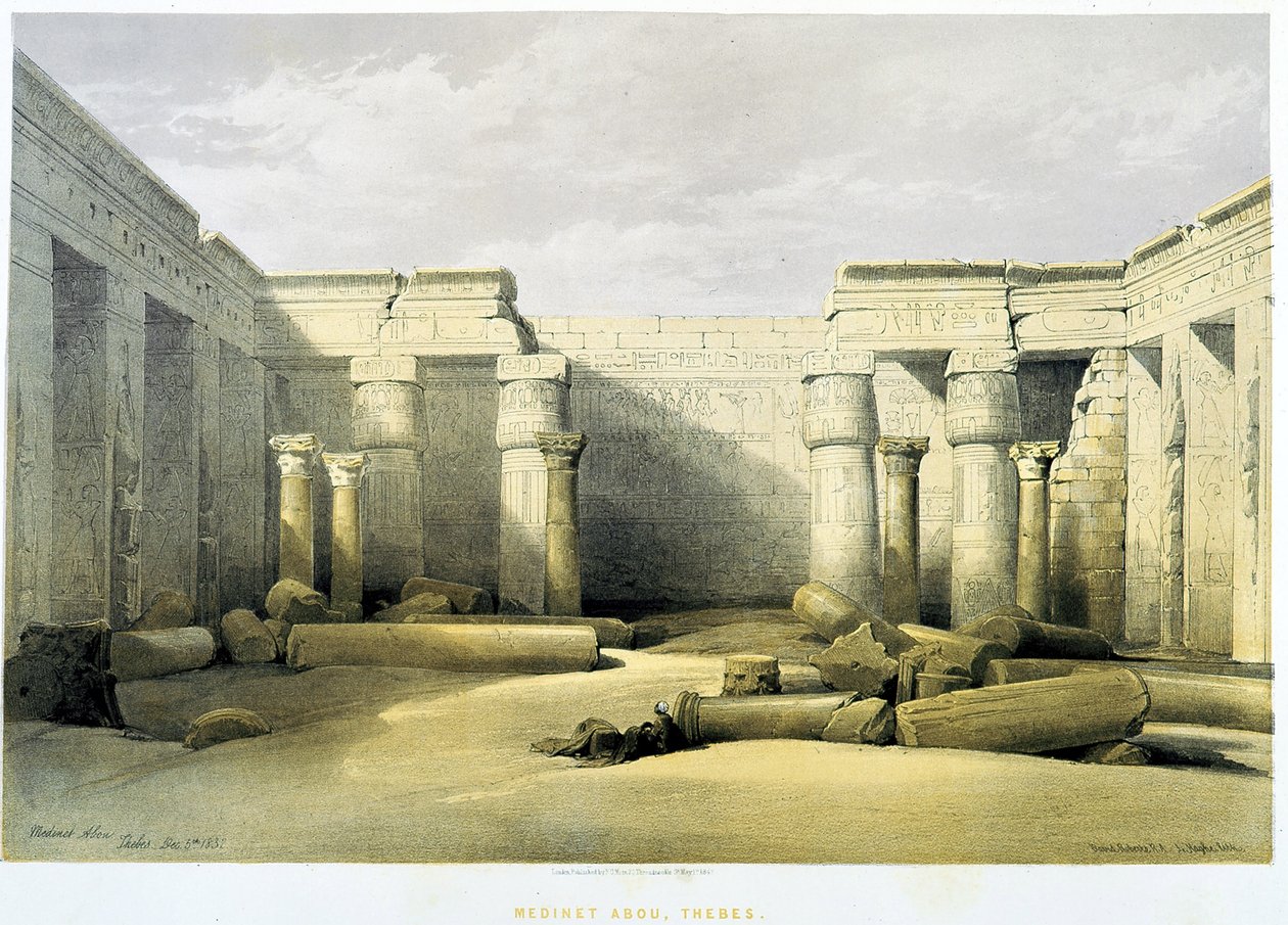 Medinet Abu, Thebe - in 