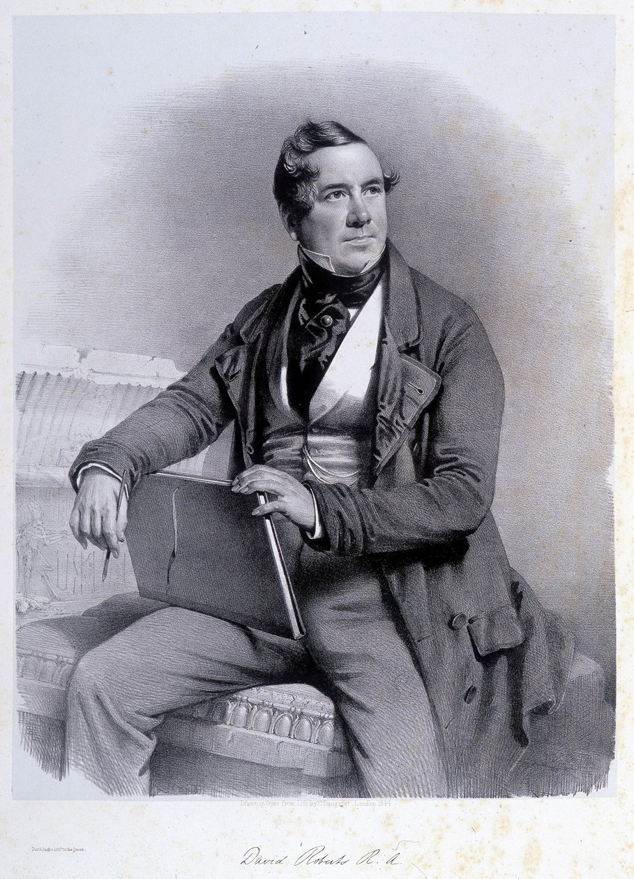 Portret van David Roberts in 
