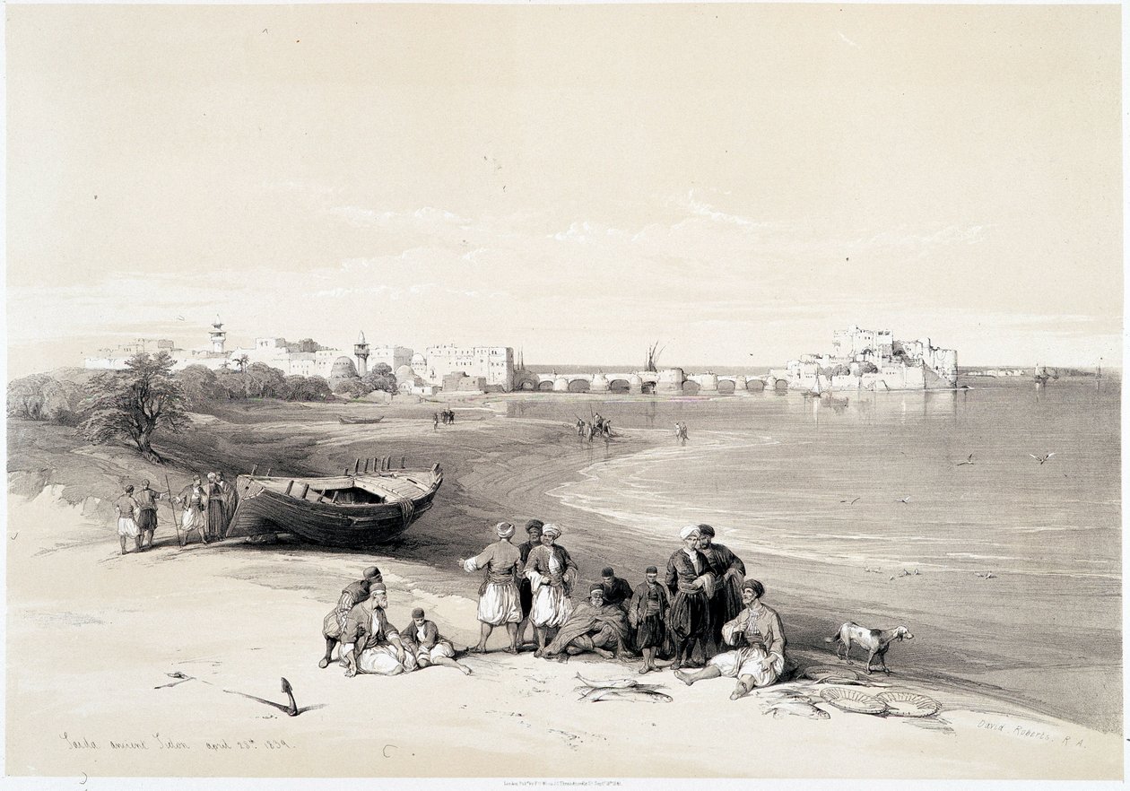 Sidon (Said), tekening gemaakt op 28/04/1839 in 