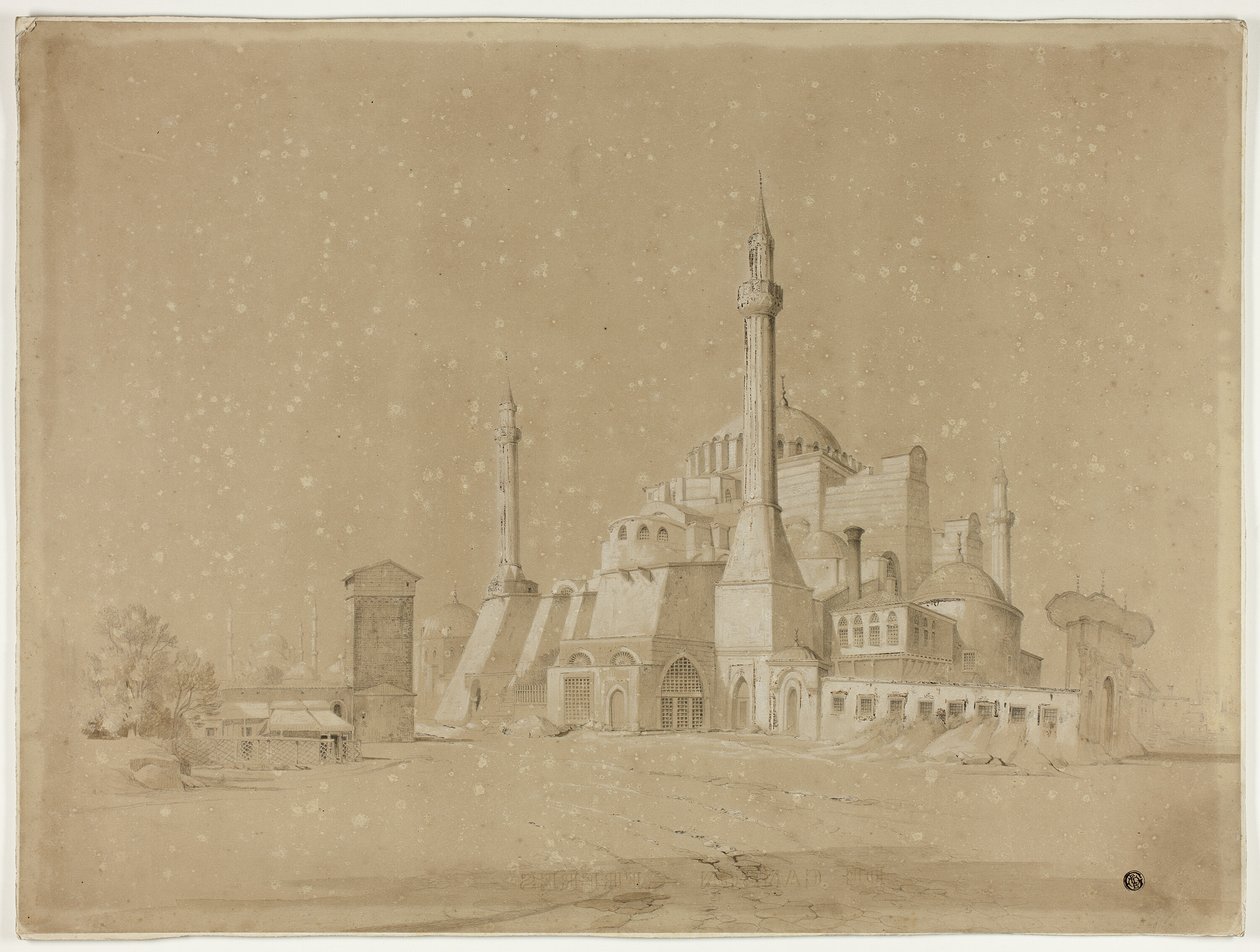 Uitzicht op Constantinopel door David Roberts