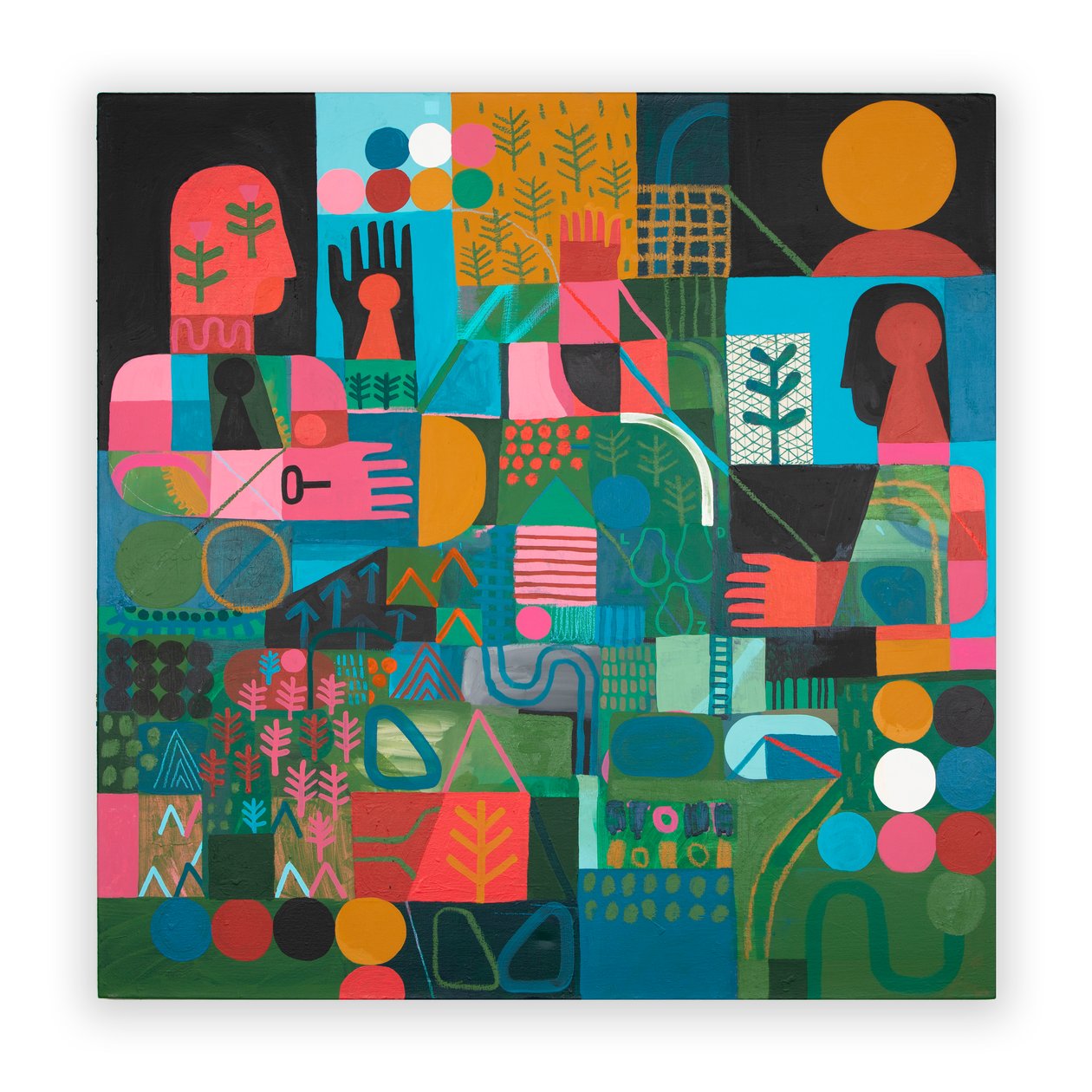 Een emotionele kaart van een hemellichaam, 2023 door David Shillinglaw