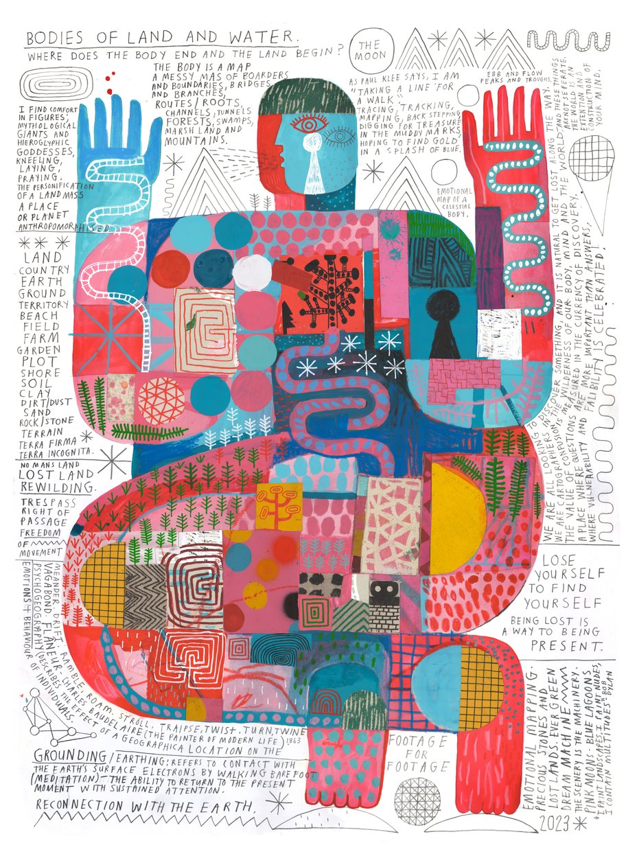 Lichamen van Land en Water 2, 2023 door David Shillinglaw