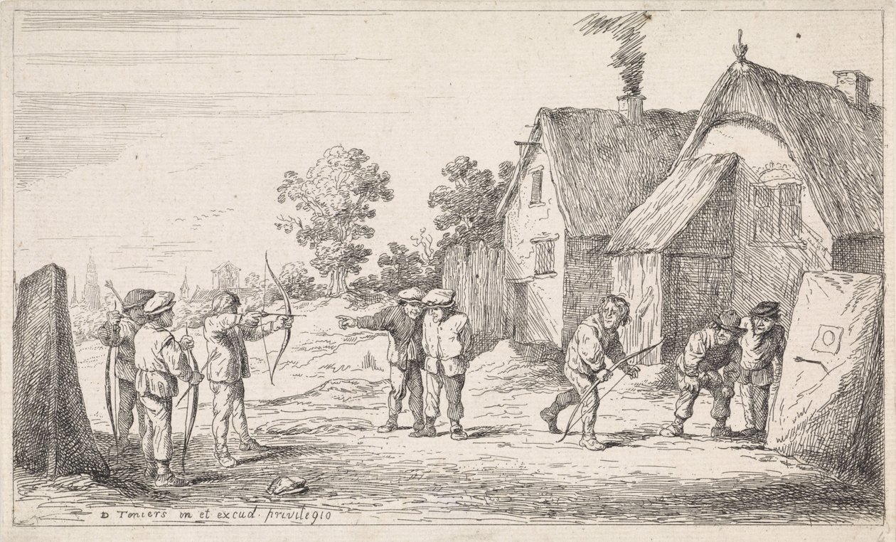 Boogschieters door David Teniers (II)