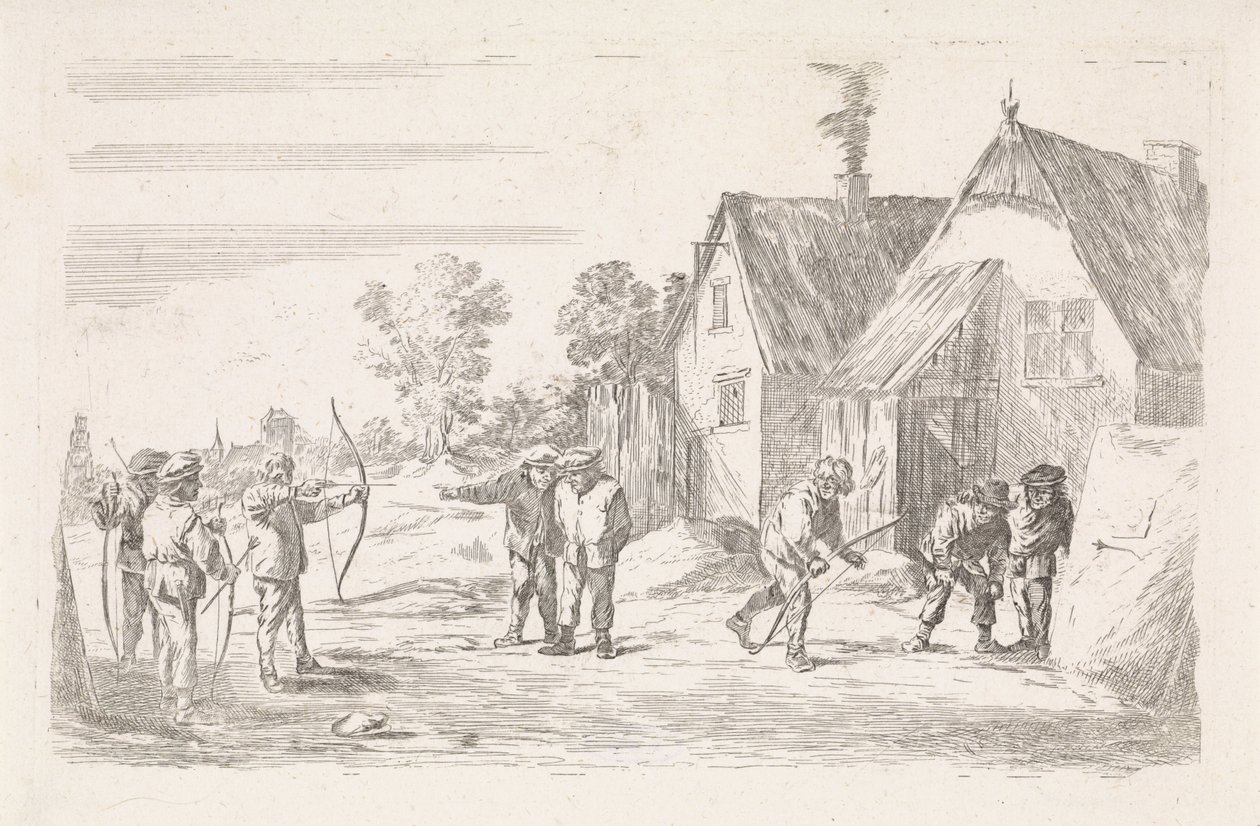 Boogschieters door David Teniers (II)