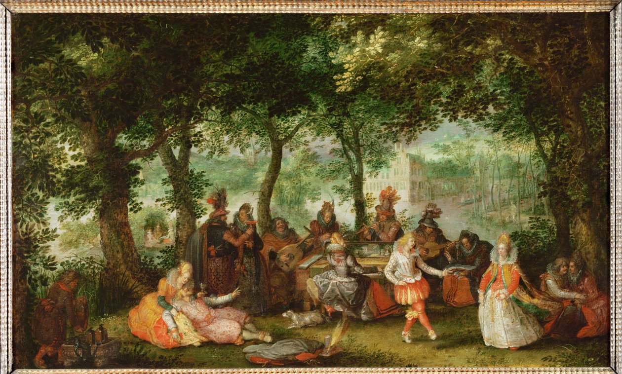 De partij op het platteland door David Vinckeboons