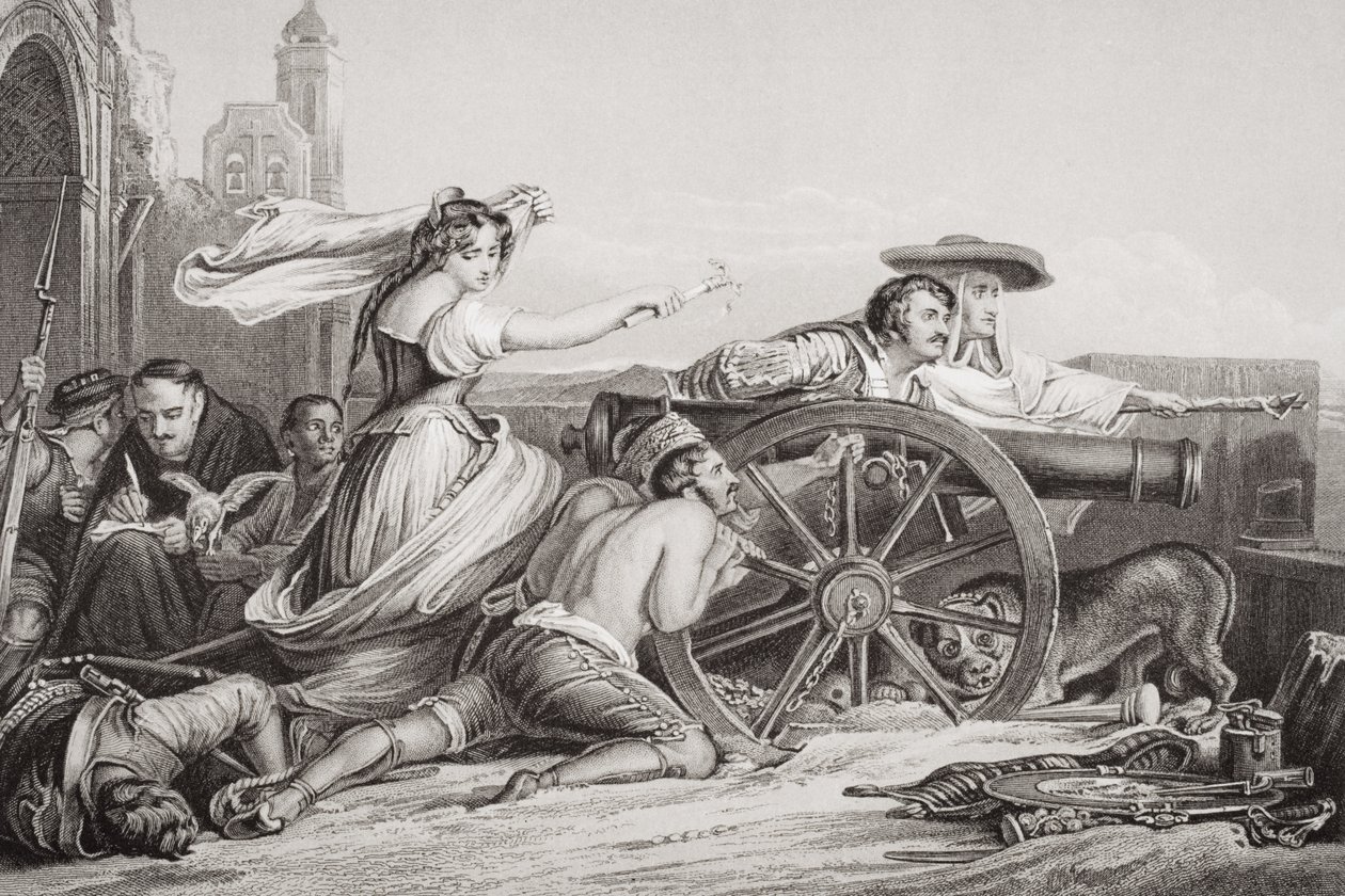 De Verdediging van Saragossa, 1808, uit 
