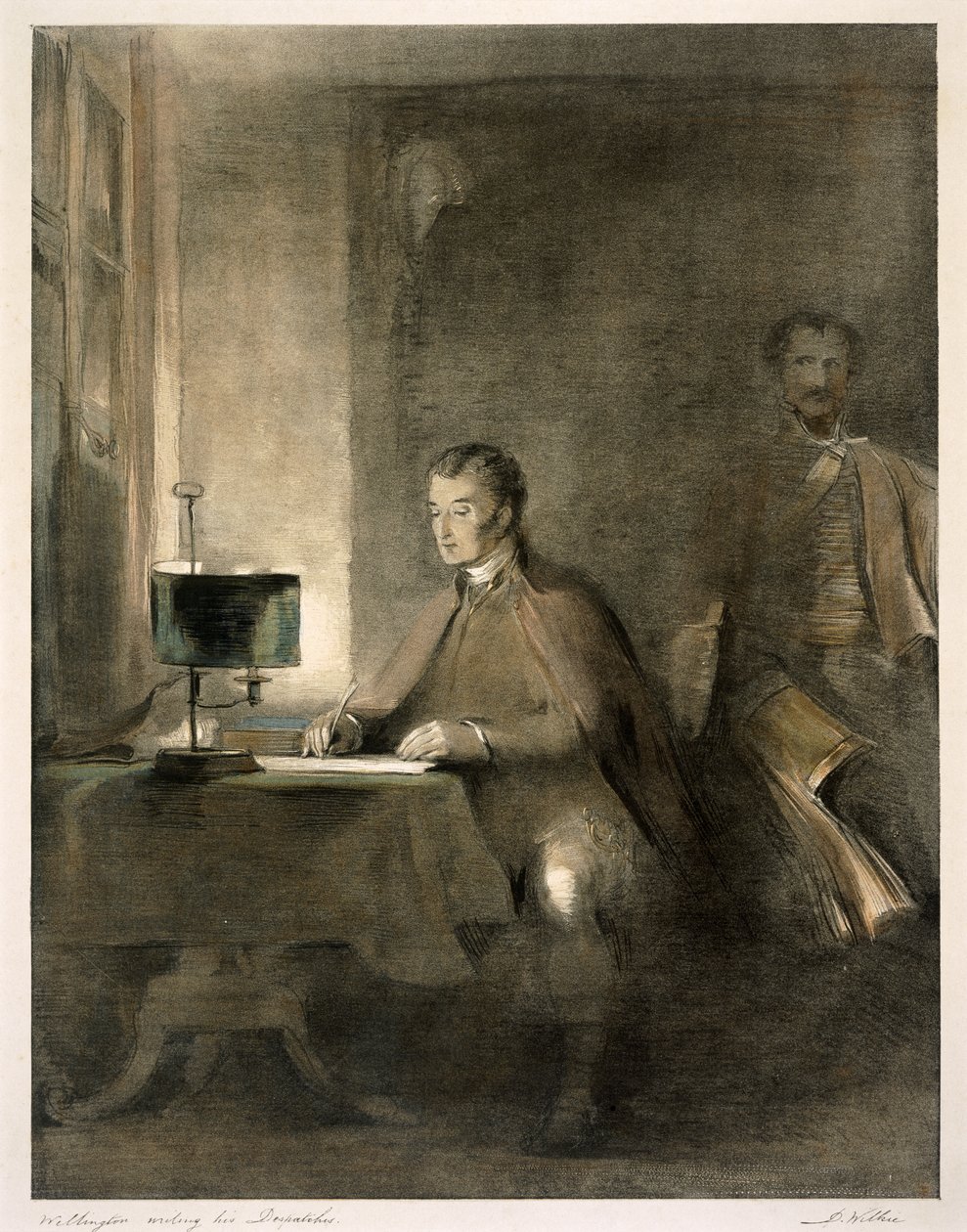 Wellington Schrijft Zijn Verslagen door David Wilkie