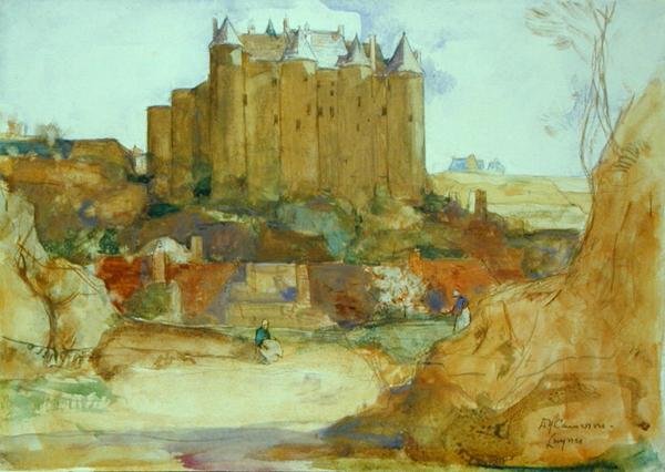 Luynes aan de Loire door David Young Cameron