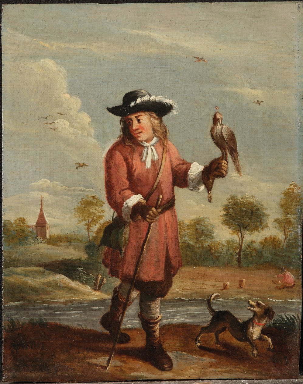 Een Allegorie van de Vier Elementen: Lucht door David the Younger (follower of) Teniers