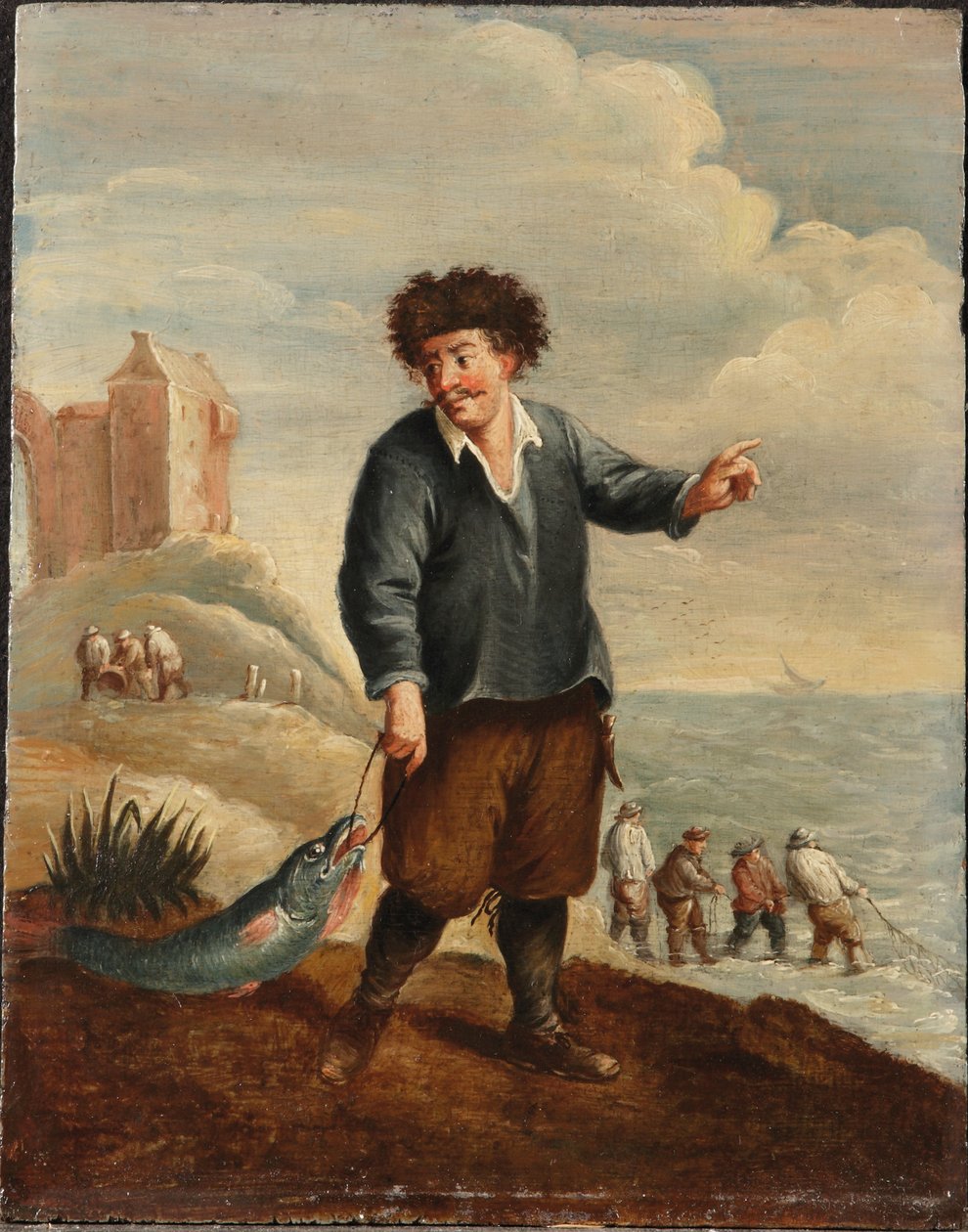 Een Allegorie van de Vier Elementen: Water door David the Younger (follower of) Teniers