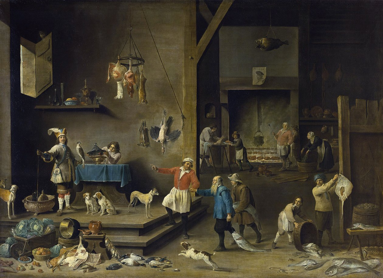 Keuken door David Teniers the Younger