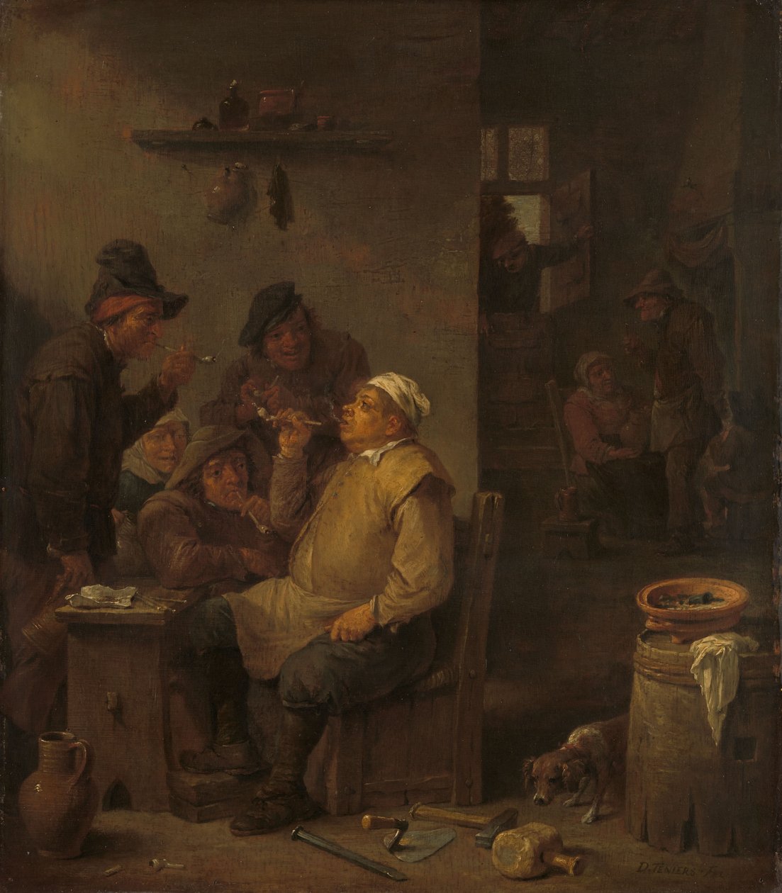  door David the Younger Teniers