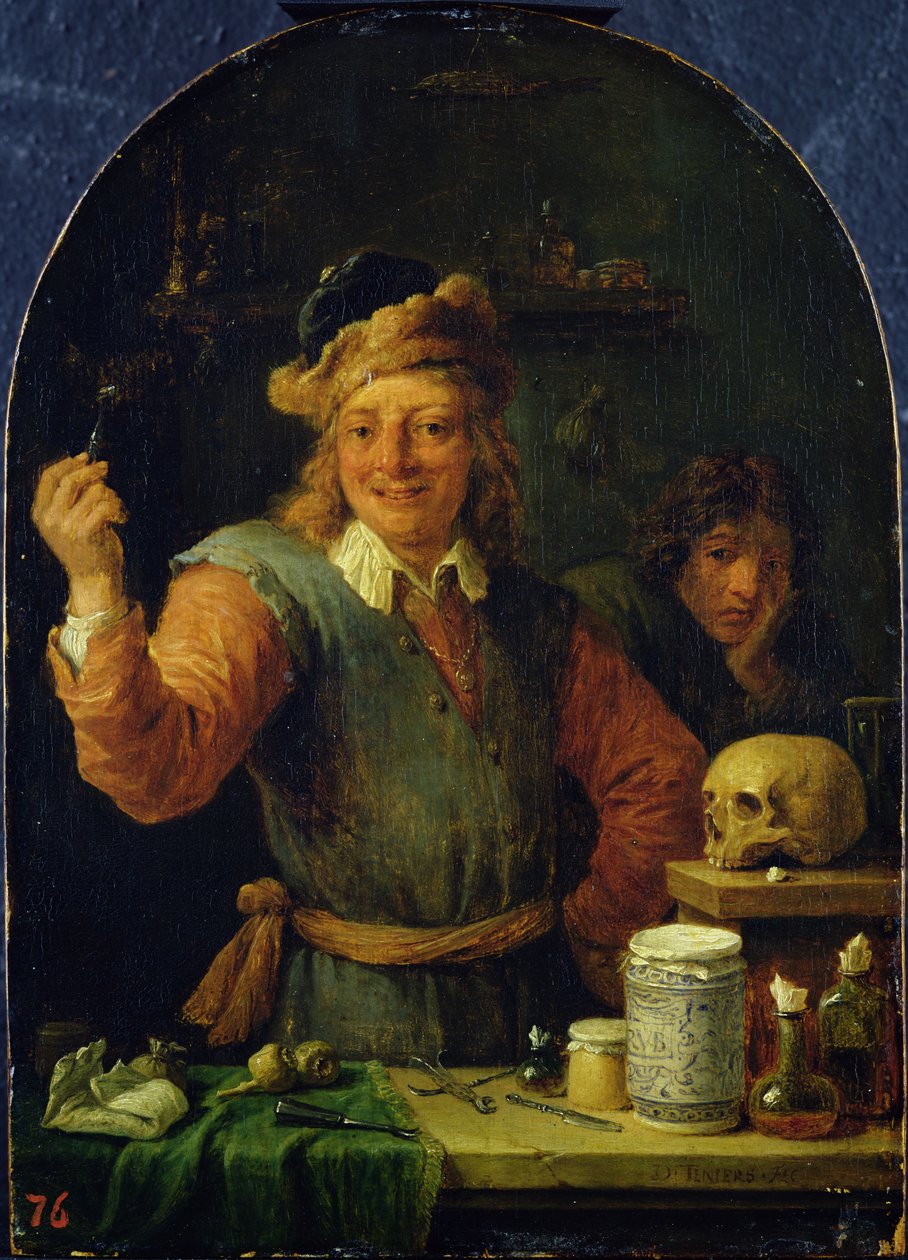 De tandarts door David Teniers the Younger