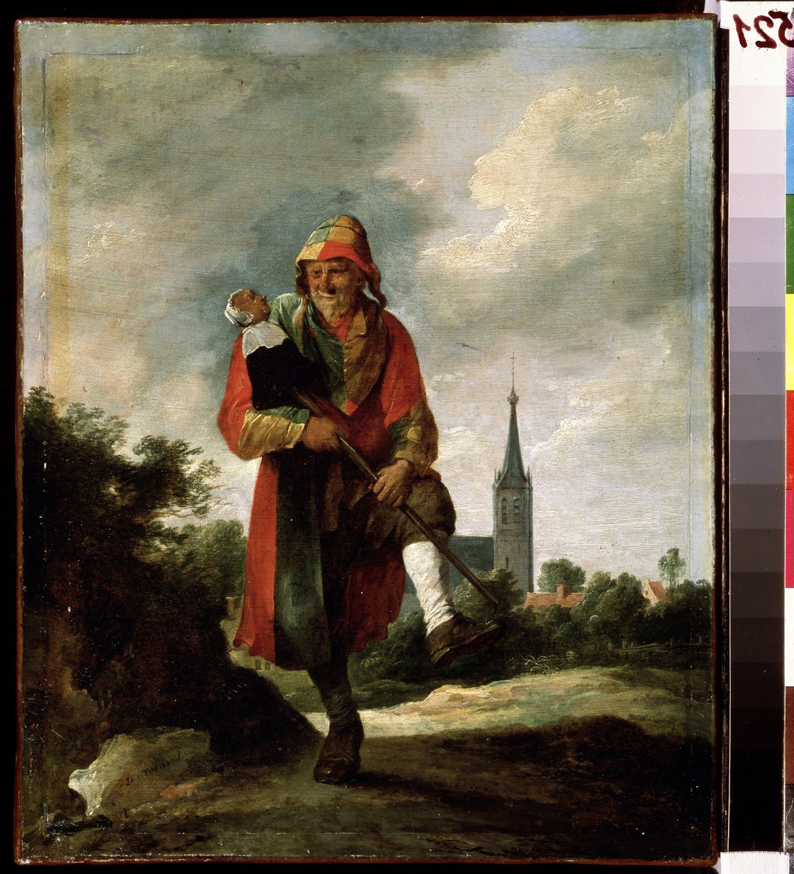 Een dwaas door David Teniers the Younger