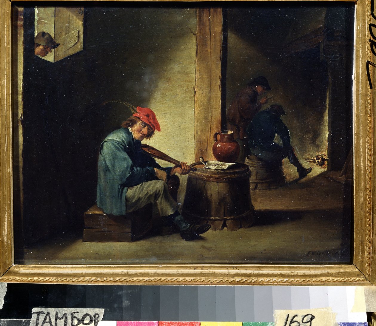 Een muzikant door David Teniers the Younger