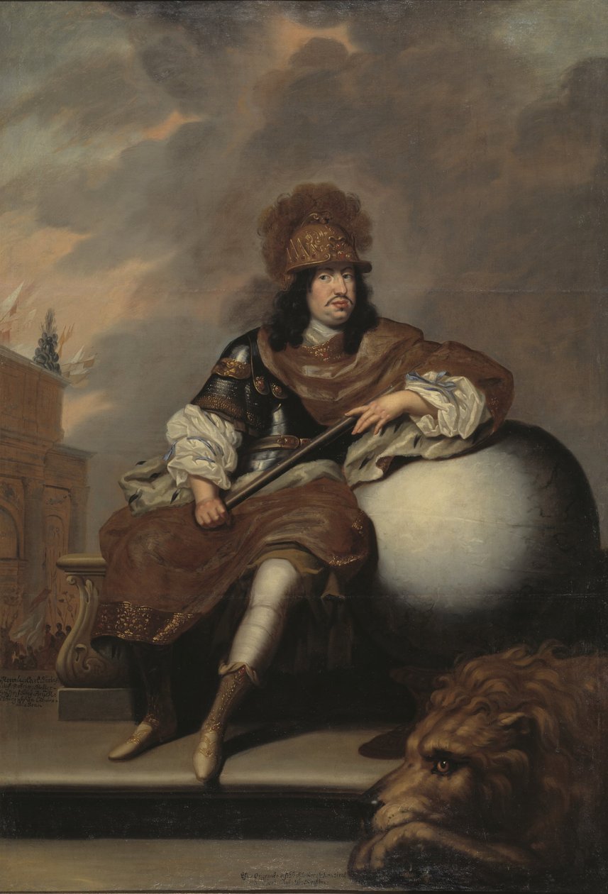 Karel X Gustaaf, 1622-1660, koning van Zweden, paltsgraaf van Zweibrücken door David von Krafft