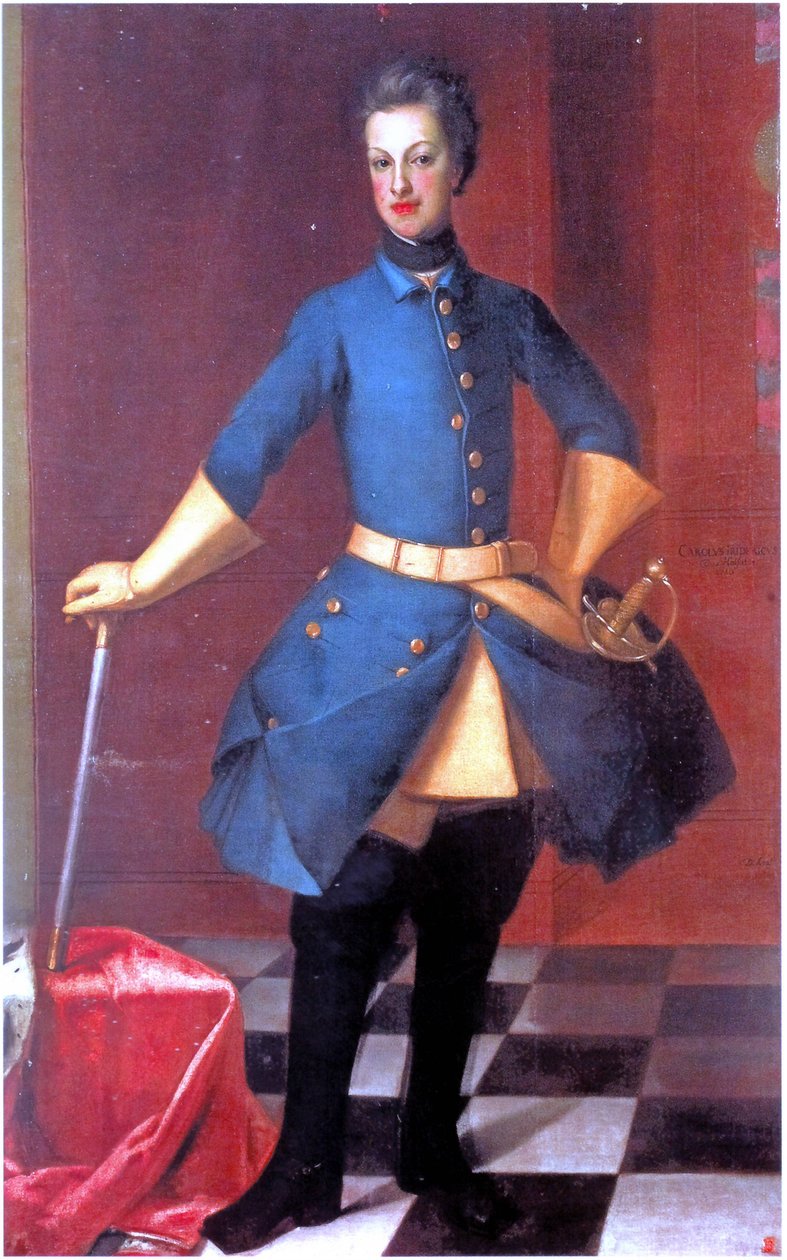 Portret van Karel Frederik van Holstein-Gottorp (1700-1739) door David von Krafft