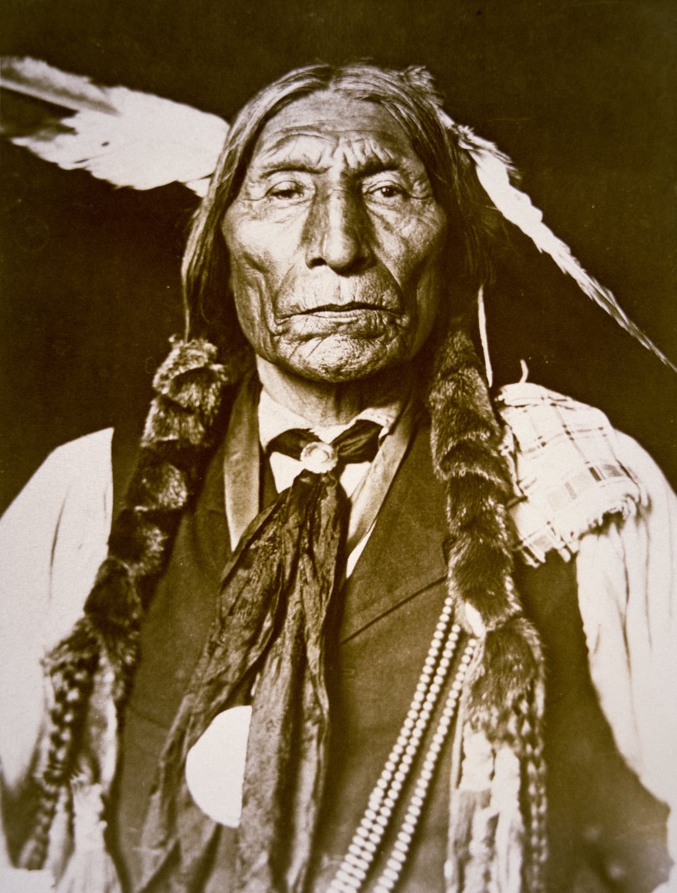 Wolf Robe (geb.1841) 1909 door DeLancey W. Gill