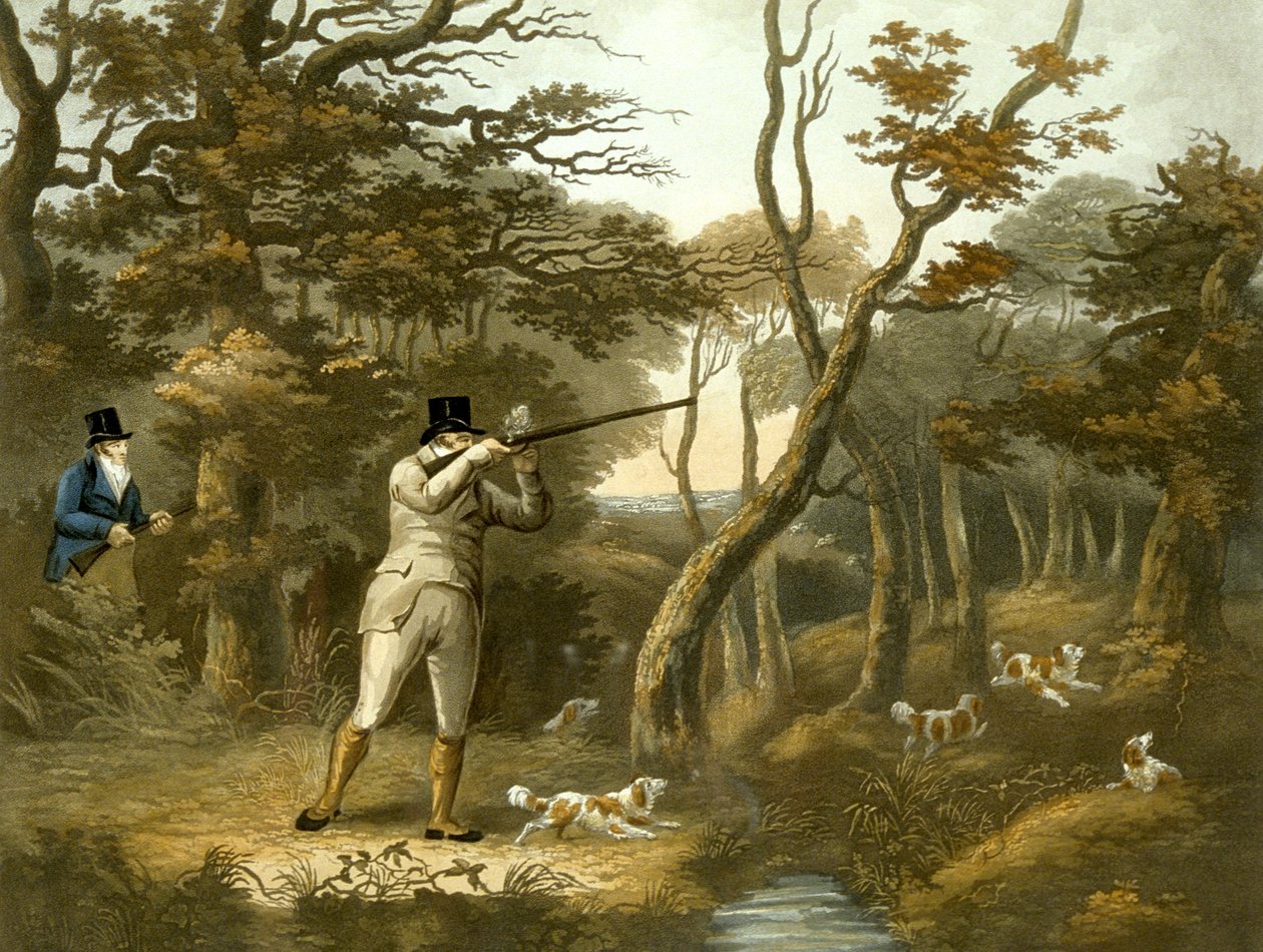 Jacht, plaat 2 (gegraveerd door R.G. Reeve) door Dean Snr. (after) Wolstenholme