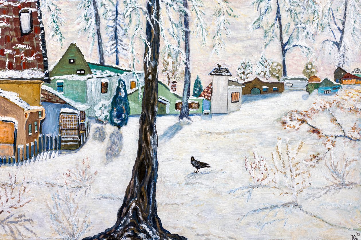 Creston Sneeuw, 2024 (acrylverf op doek) door Deborah Eve Alastra