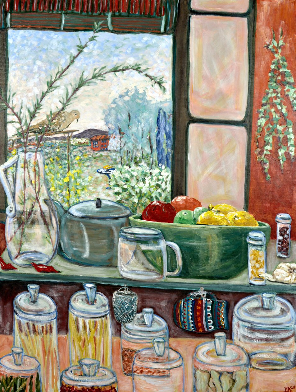 Mi Cocina, 2020 (acryl op doek) door Deborah Eve Alastra