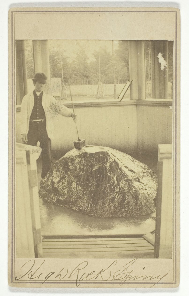 High Rock Spring, ca. 1865 door Deloss Barnum