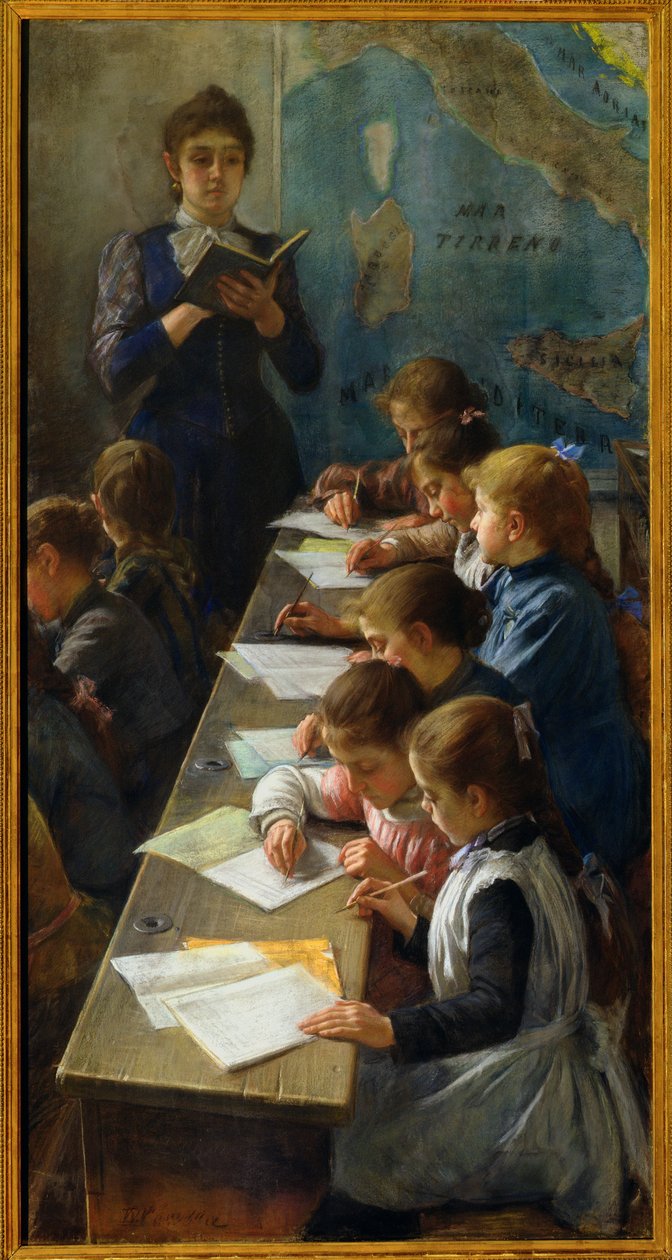 De dicteerles, 1891 door Demetrio Cosola