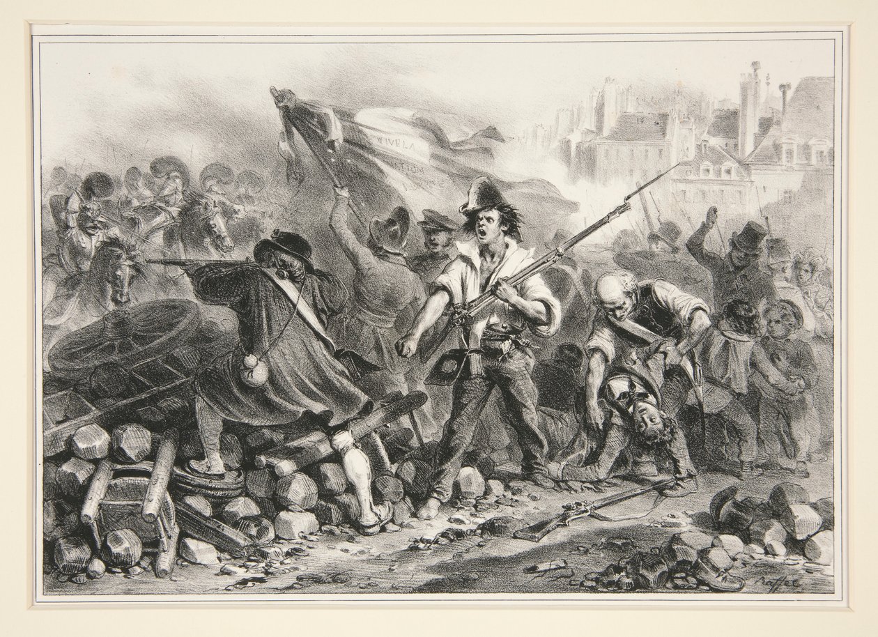 Gestorven voor de Vrijheid door Denis Auguste Marie Raffet