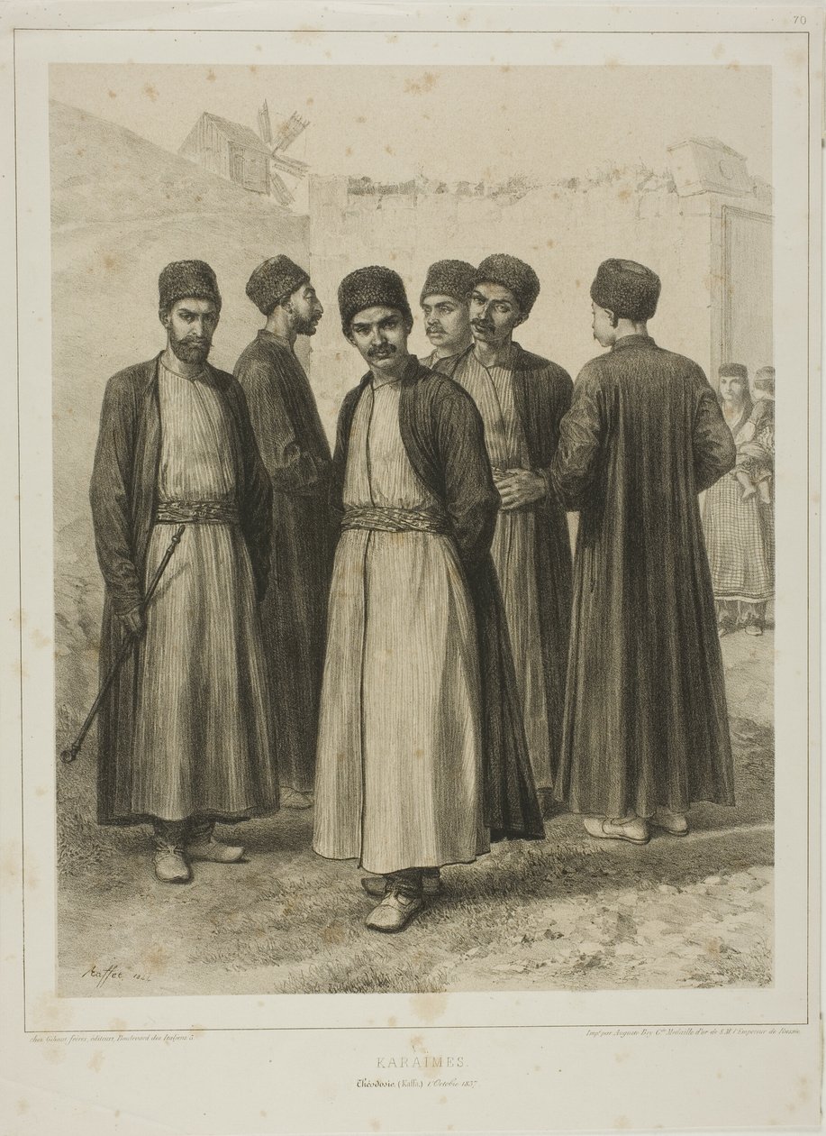 Karaimes, Theodosia, Kaffa, 1 oktober 1837 door Denis Auguste Marie Raffet