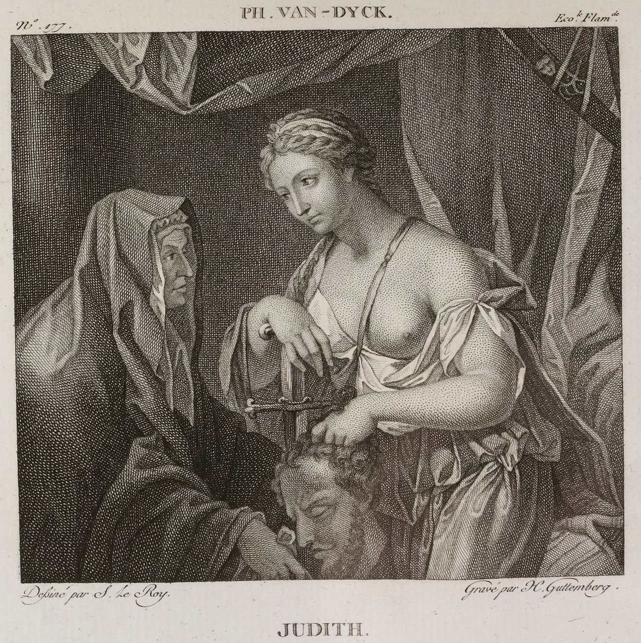 Denis-Sébastien Leroy en H. Guttemberg - Judith, naar Philip van Dijk - 1802-1815 door Denis Sebastien Leroy