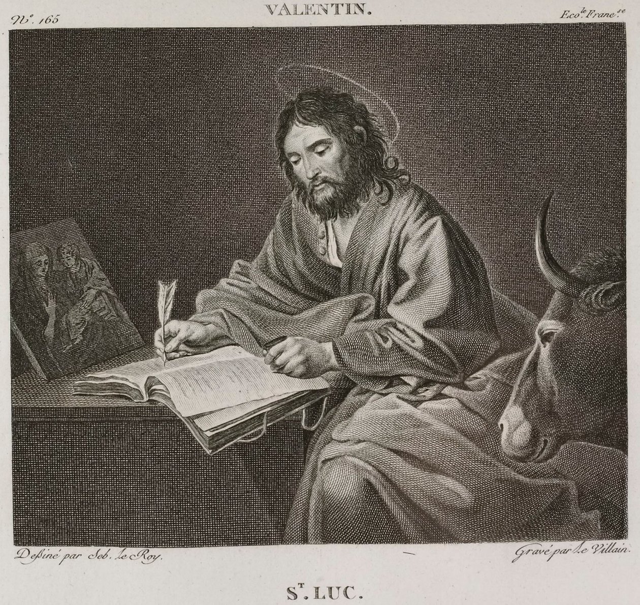 Denis-Sébastien Leroy et Petit - Sint Lucas, naar Le Valentin - 1802-1815 door Denis Sebastien Leroy