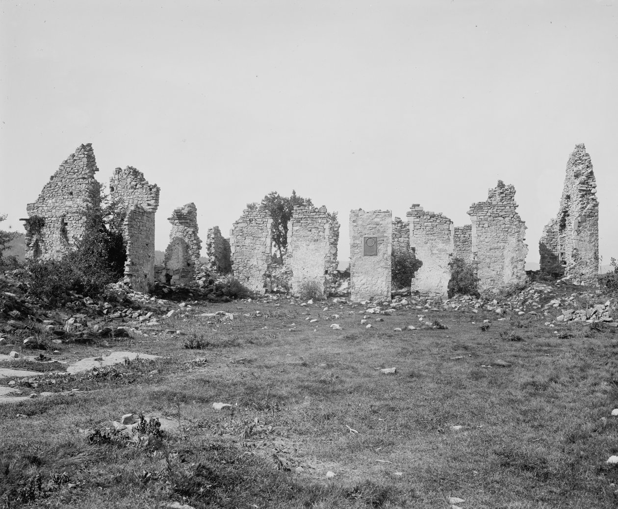 Ruïnes van Fort Ticonderoga, Lake Champlain, N.Y., c.1900-10 door Detroit Publishing Co.